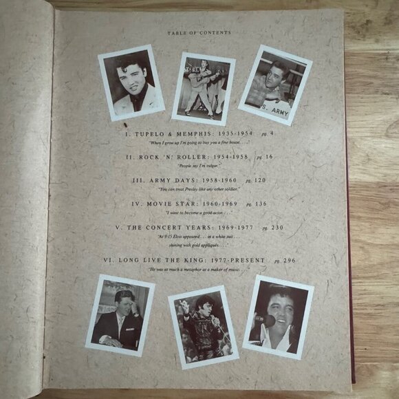 ELVIS ALBUM 1991 COLLECTOR'S BOOK HARDCOVER  9 3/4"x12 1/2"-320 PGS--EXC. COND. - Picture 5 of 6